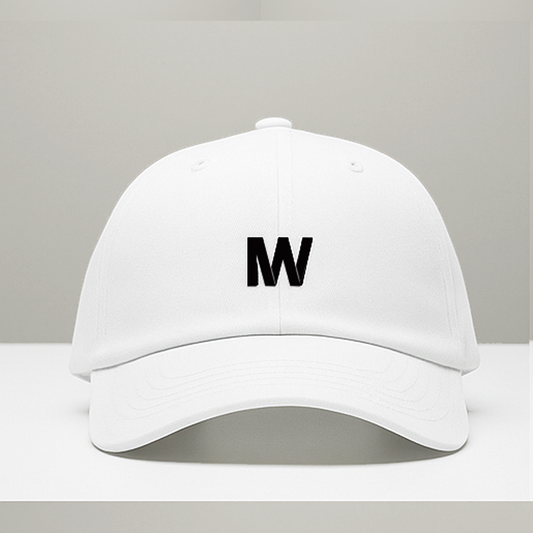 Mishwear Premium Classic Cap – Arctic White Unisex Edition