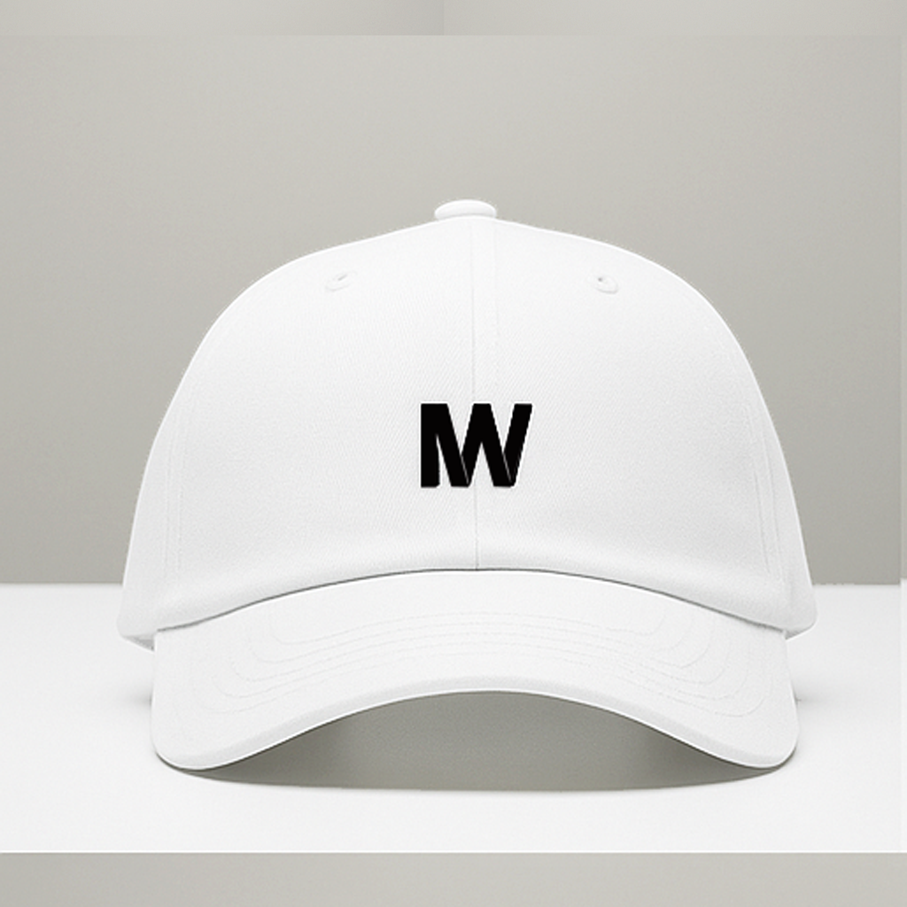 Mishwear Premium Classic Cap – Arctic White Unisex Edition
