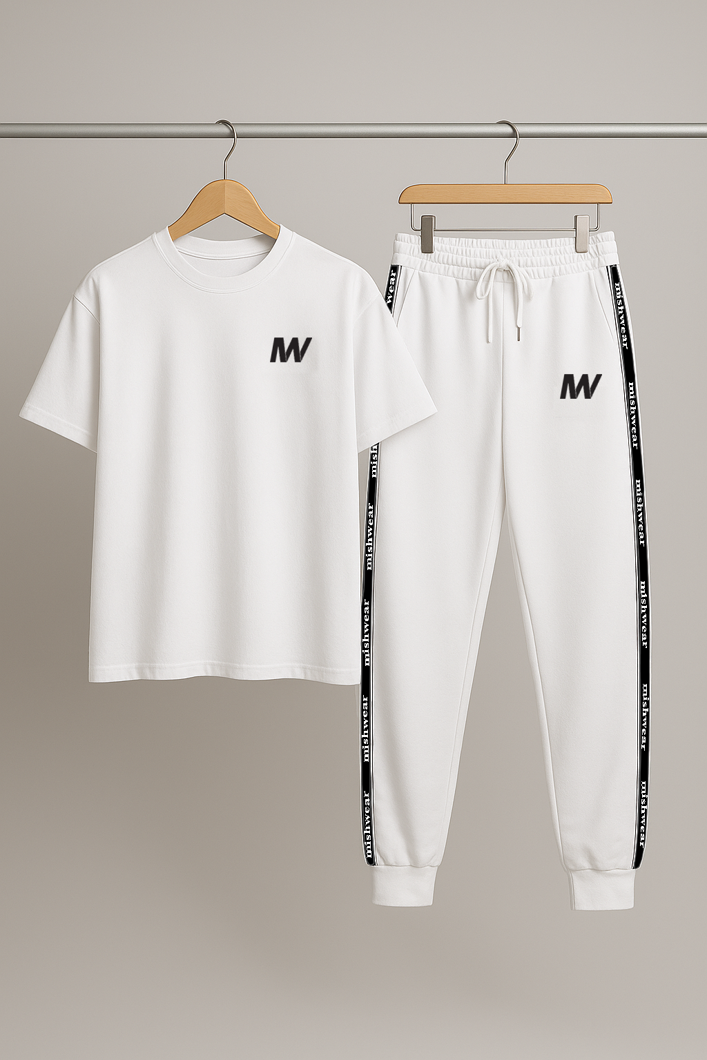 MW DriFit Active Tracksuit (Unisex/White)