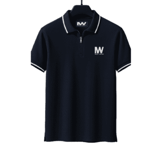 MW Signature Zipper Polo